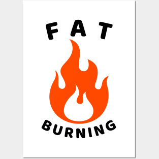 Fat burning gym workout. Posters and Art